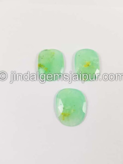 Chrysoprase Rose Cut Slices